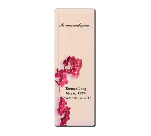 Custom Memorial Bookmark