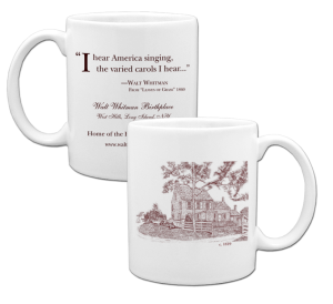 Custom Coffee Mug with lineart drawing for museum