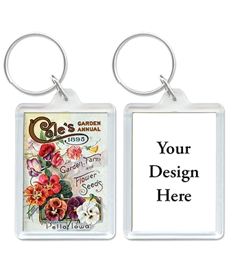 Keychain With Vintage Art