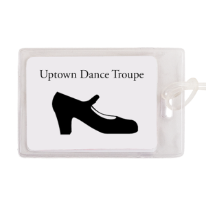 Custom Plastic Luggage Tags - Dance Group