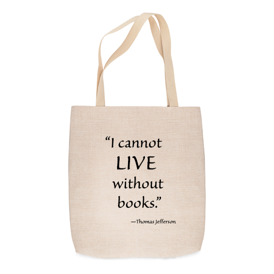 Quote tote bag | Tote-gallery images - 550x550-ICannotLiveText