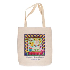 Custom Printed Tote Bag - Quilt design