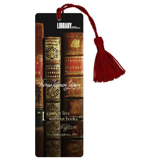 B-gallery images - 550x550-LOC Custom Laminated Bookmarks - Library Books