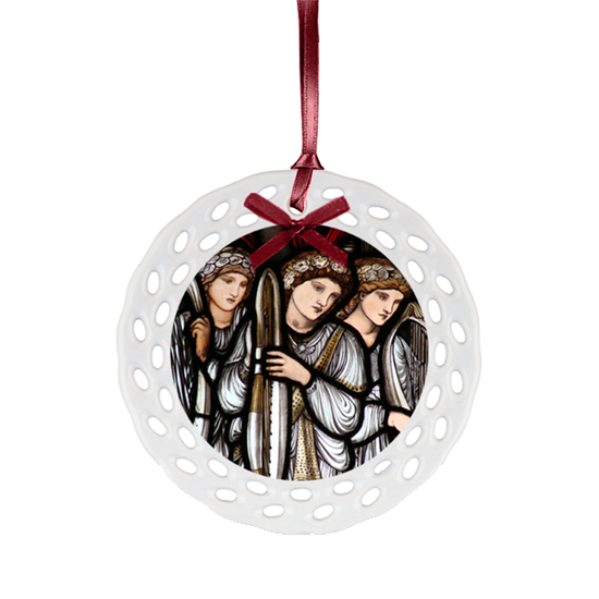 Custom Ceramic Ceramic ornament - stained glass | Cer-Orn-gallery images - 550x550-TrinityChurchAngels
