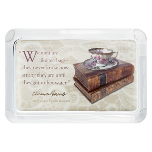 Quotation Glass Paperweight