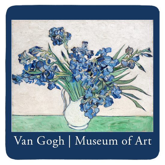 Custom Coaster - Van Gogh Iris