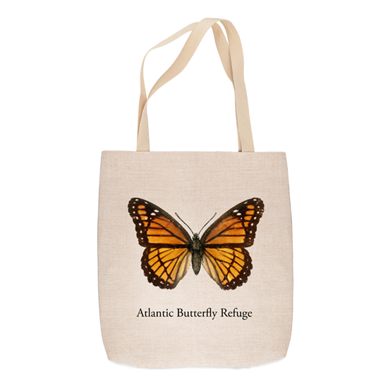 Sublimation tote bag with butterfly