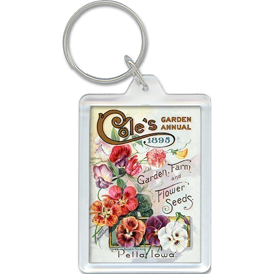 Custom Wild Garden Plastic Keychain (Personalized)